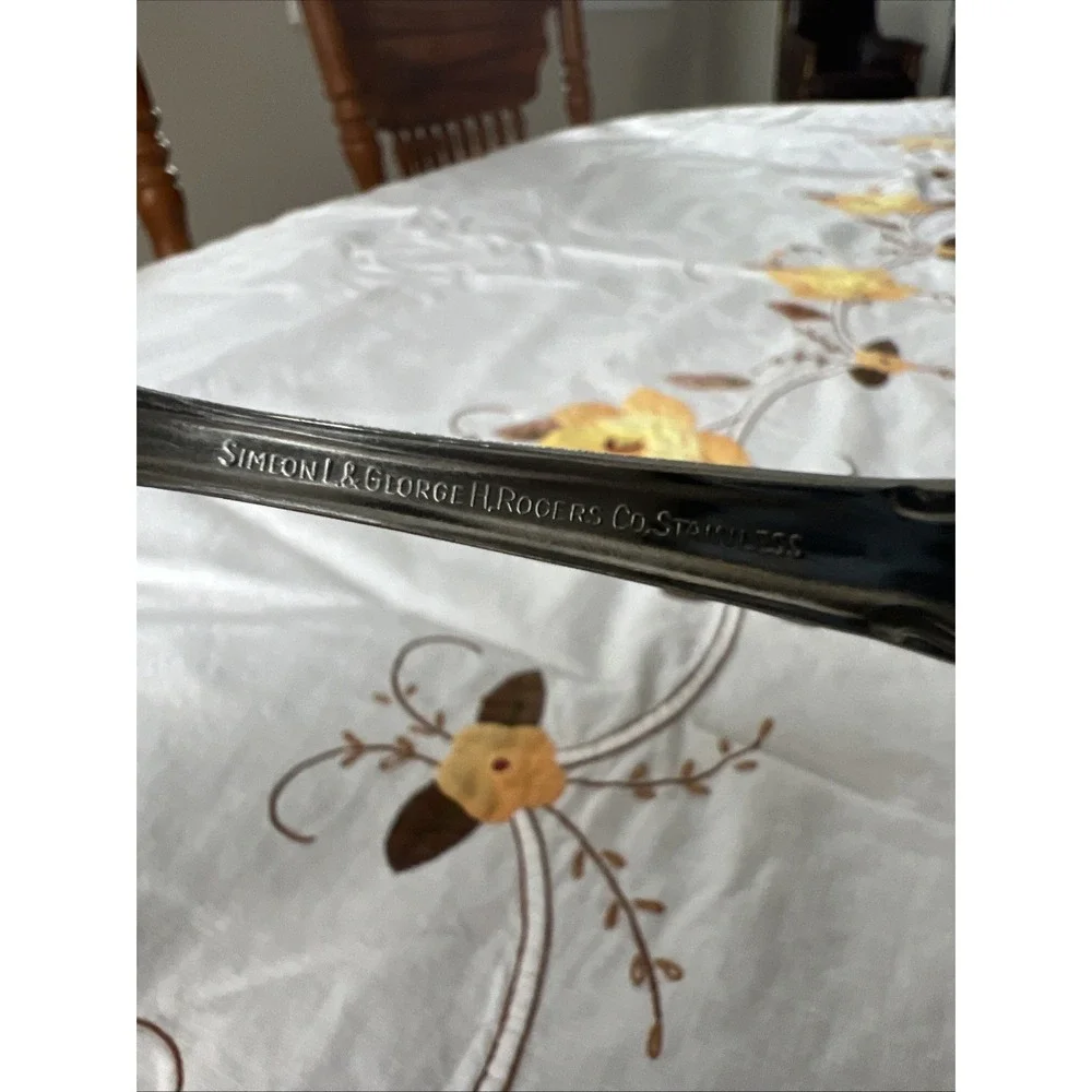 Simeon L & George H Rogers Stainless Butter Knife Spreader